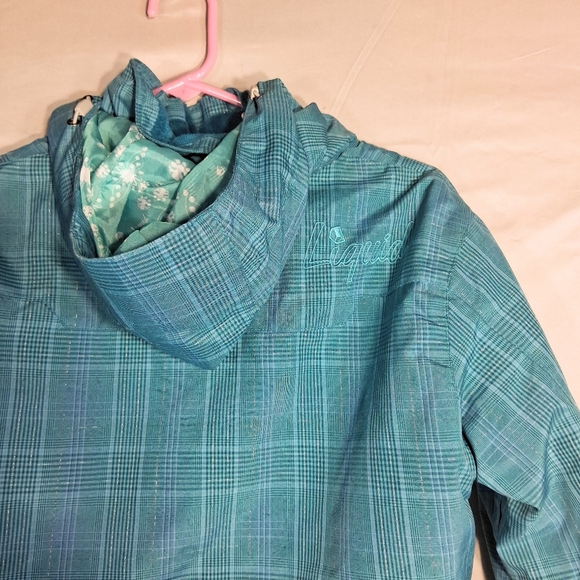 Trendy Women's Small/P Liquid Hooded Venture Aqua Like New Ski/Snowboard Jacket - Picture 7 of 11